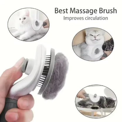 Pet Dog Brush Cat Comb Self Cleaning Pet Hair Remover Brush for Dogs Cats Grooming Tools Pets Dematting Comb Dogs Accessories