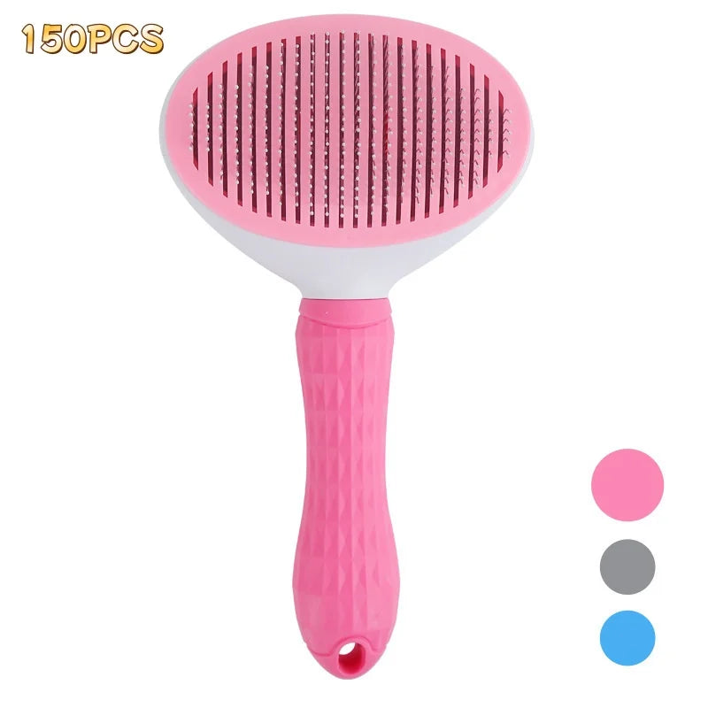 Pet Dog Brush Cat Comb Self Cleaning Pet Hair Remover Brush for Dogs Cats Grooming Tools Pets Dematting Comb Dogs Accessories