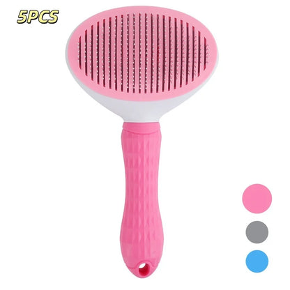Pet Dog Brush Cat Comb Self Cleaning Pet Hair Remover Brush for Dogs Cats Grooming Tools Pets Dematting Comb Dogs Accessories